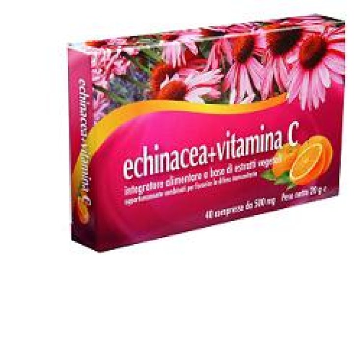 Aurora Srl Echinacea + Vitamina C Integratore Alimentare 40 Compresse