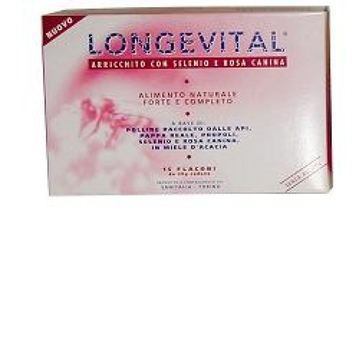 Sanitalia Longevital Forte Integratore Alimentare 15 Flaconcini Da 30g