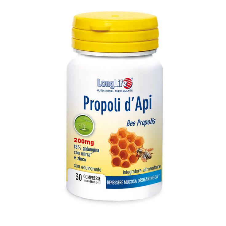 Propoli d'Api LongLife 30 Cpr Masticabili - Farmacia Loreto