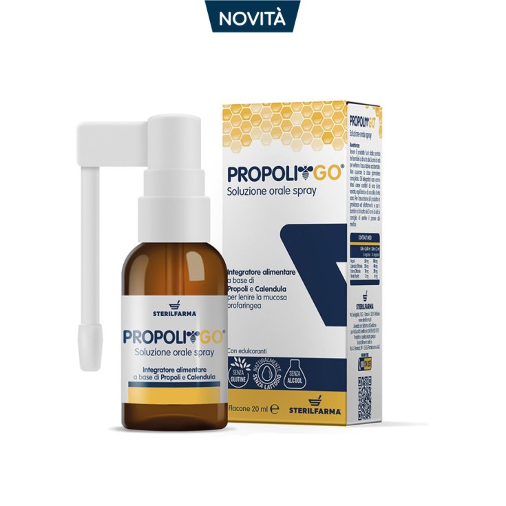 Propoli GO Soluzione Orale Spray Sterilfarma 15ml