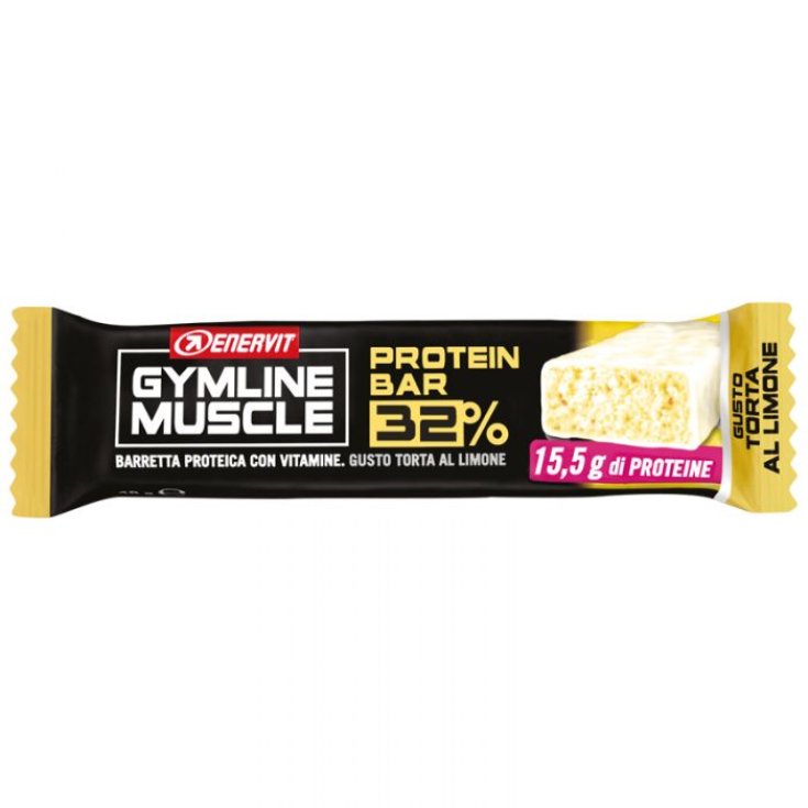 Protein Bar 32% Torta Al Limone Gymline Muscle Enervit 48g