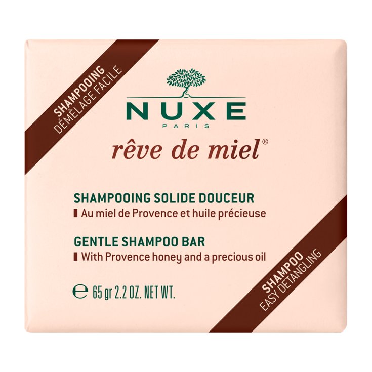 Shampoo Solido Delicato Al Miele Rêve De Miel® Nuxe 65g