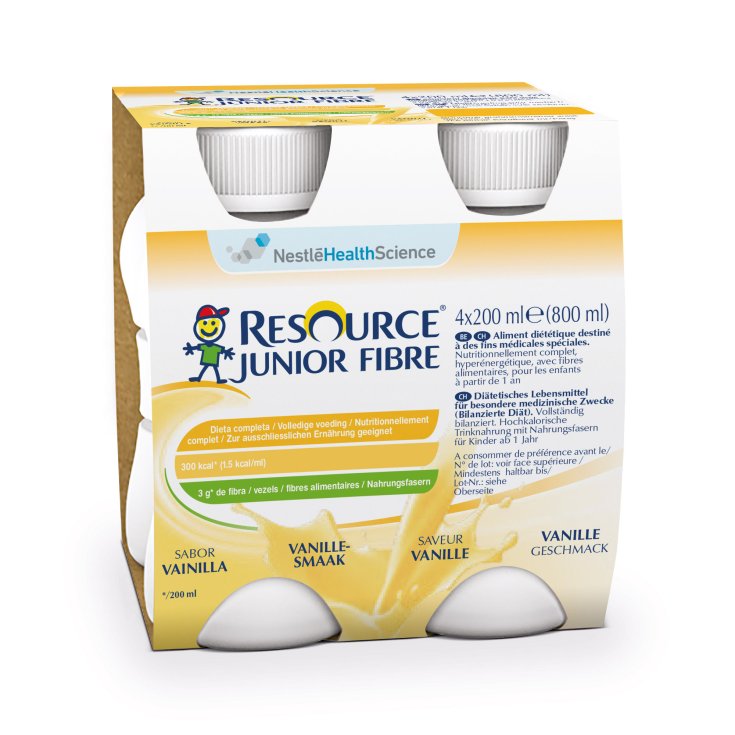 Resource® Junior Fibre Vanilla NestléHealthScience 4x200ml