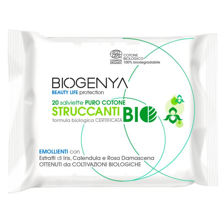 Salviette Struccanti Bio Biogenya 20 Pezzi