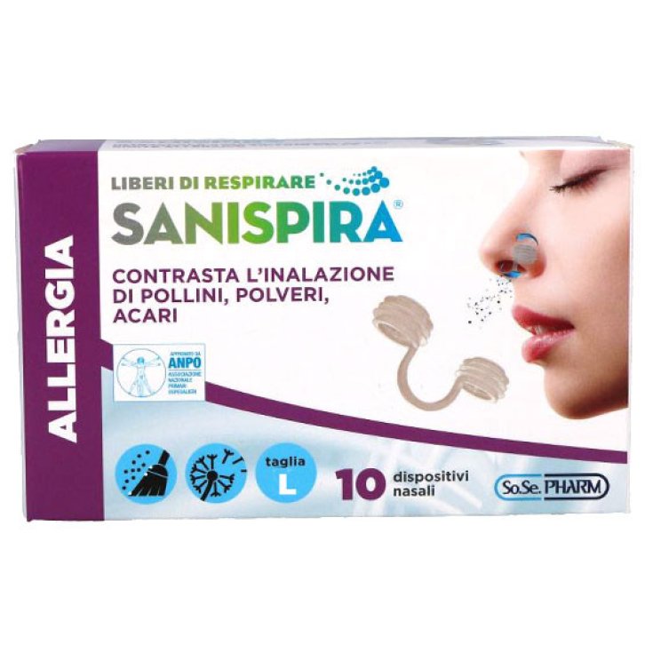 Sanispira® Allergia Taglia L 10 Pezzi