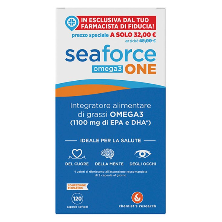 Seaforce One Omega 3 Chemist's Research 120 Capsule