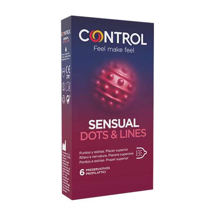 Sensual Dots & Lines Control 6 Pezzi