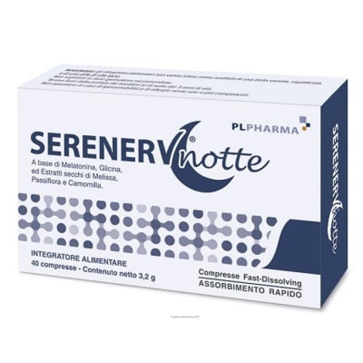 Serenerv Notte® PL Pharma 40 Compresse