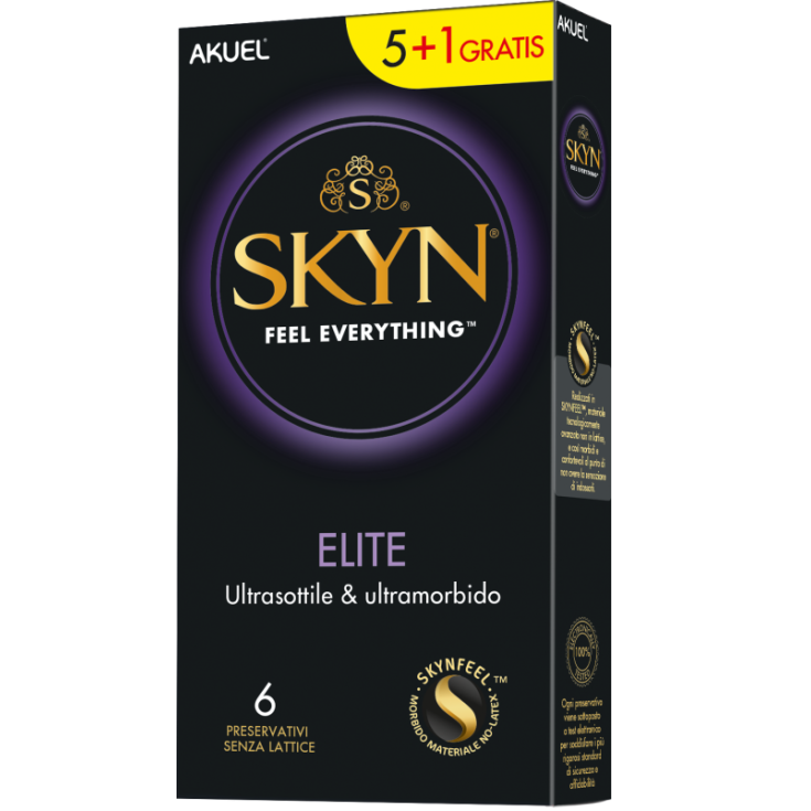 Skin Elite Akuel 5+1 Preservativi Senza Lattice