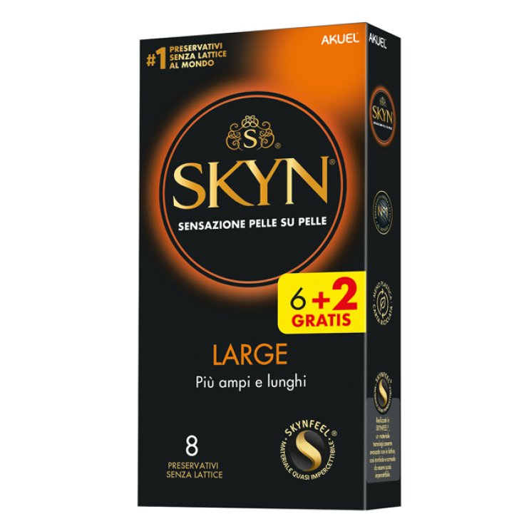 Skyn® Sensazione Sulla Pelle Large Akuel 6+2 Pezzi