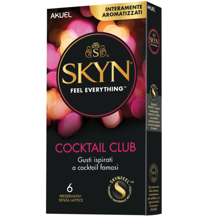 Skin Cocktail Club Akuel 6 Preservativi Senza Lattice