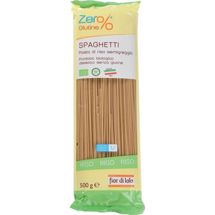 Spaghetti Di Riso Semigreggio Bio Zero% Glutine Fior di Loto 500g