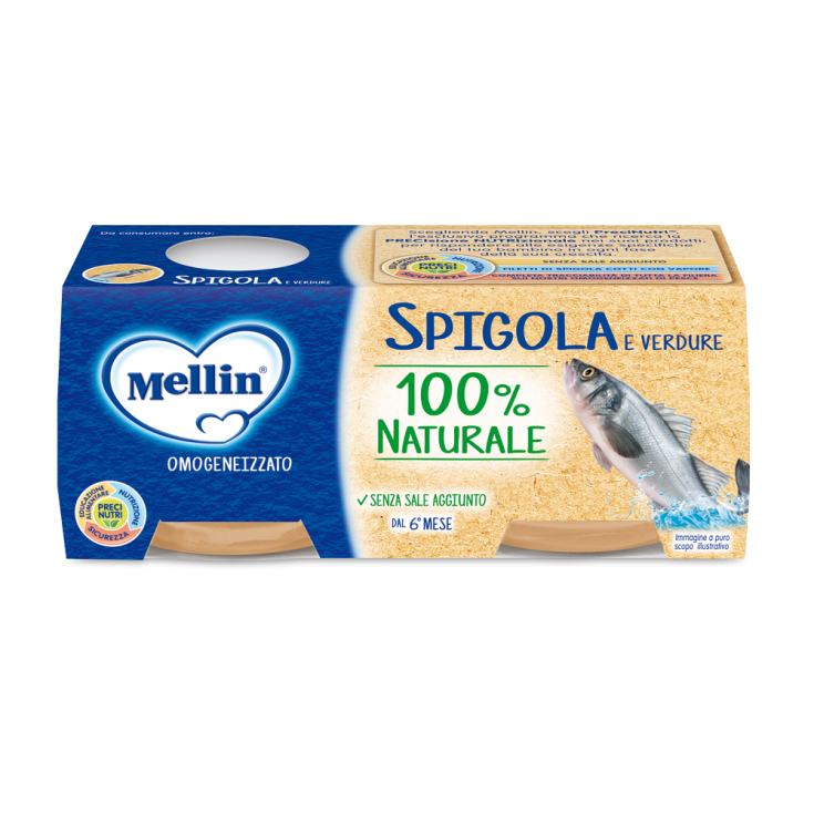 Spigola E Verdure Mellin 2x80g