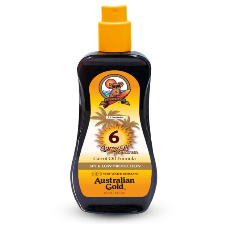 Australian Gold Sunscreen Carrot Oil Spray Spf6 237ml