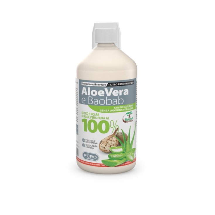 Succo E Polpa 100% Di Aloe Vera E Baobab PURO By Forhans 1000ml