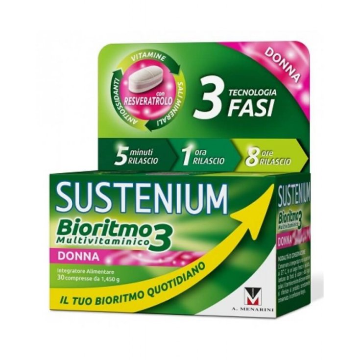 Sustenium Bioritmo 3 Donna Menarini 30 Compresse