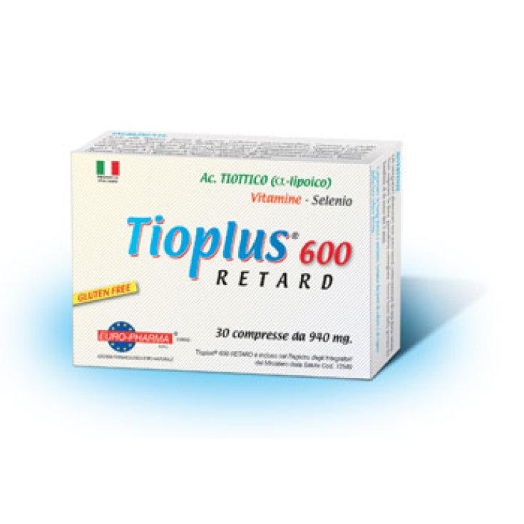 Tioplus 600 Retard Euro-Pharma 30 Compresse