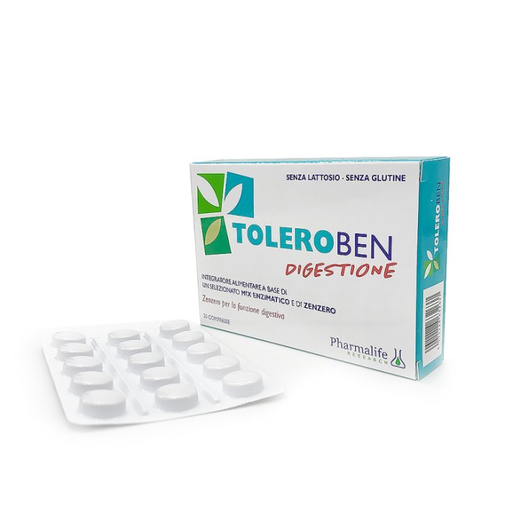 Toleroben Digestione Pharmalife 30 Compresse