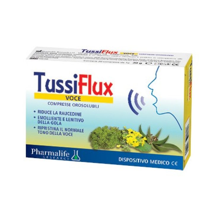 Tussiflux Voce PharmaLife Research 30 Compresse