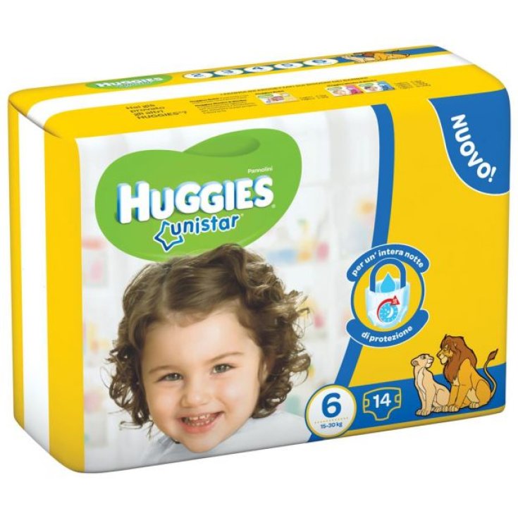 Unistar Huggies® 14 Pannolini Taglia 6 (15-30 kg)