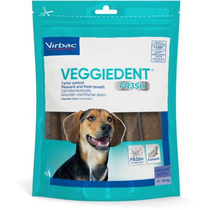 Veggiedent Fresh - Taglia Medium - 15 Pezzi