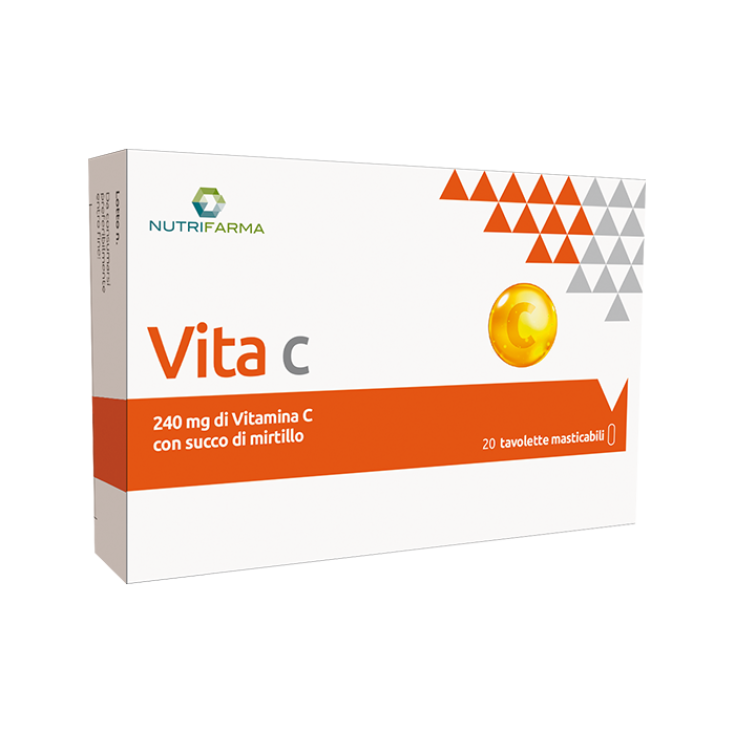 Vita C NutriFarma  by Aqua Viva 20 Tavolette Masticabili