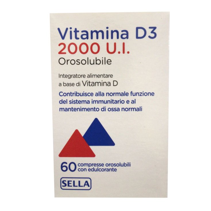 Vitamina D3 2000Ui Orosolubile SELLA 60 Compresse