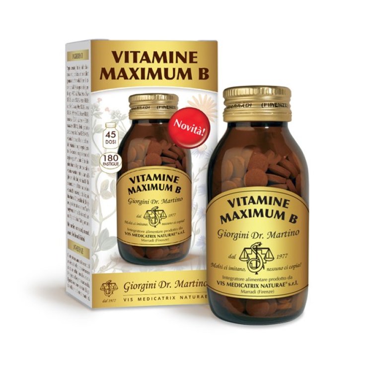 Vitamine Maximum B Dr.Giorgini 180 Pastiglie
