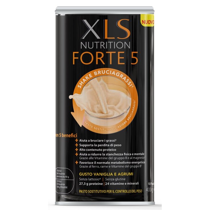 XLS NUTRITION FORTE 5 SHAKE BRUCIAGRASSI 400g