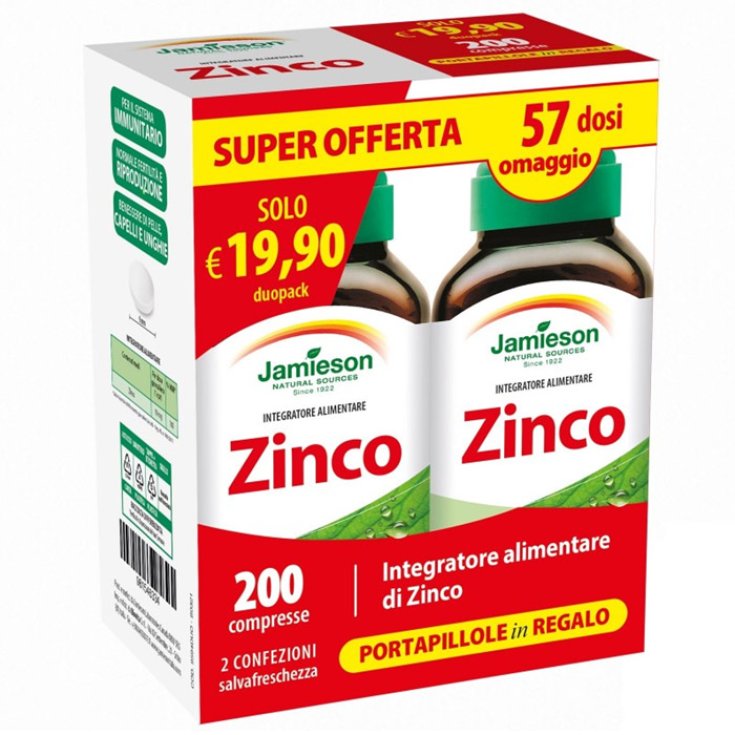 Zinco Duopack Jamieson 2x100 Compresse