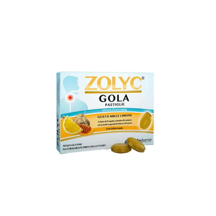 Zolyc Gola Miele Limone Shedir Pharma 36 Pastiglie Senza Zucchero