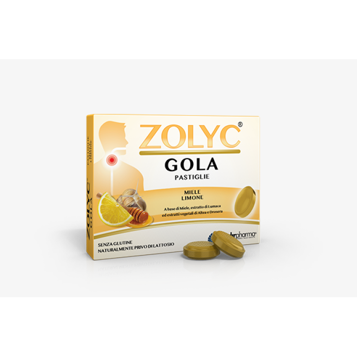 Zolyc Gola Shedir Pharma 36 Pastiglie Miele Limone