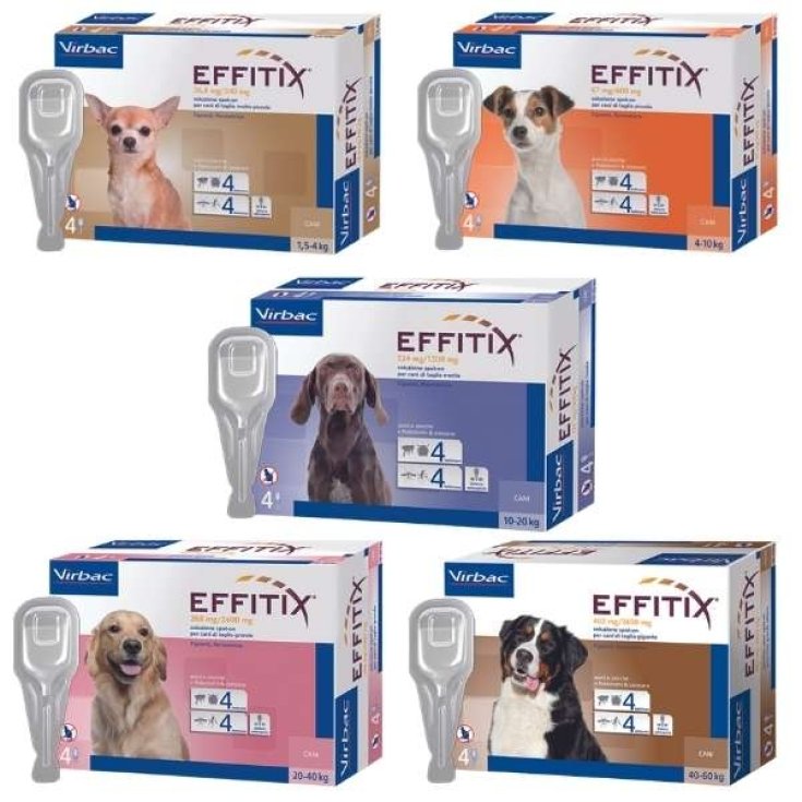 Effitix Spot-On - Toy (1,5 - 4Kg) - 24 Pipette