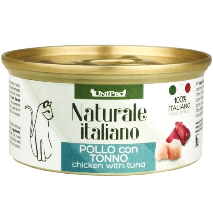 Naturale Italiano Pollo e Tonno In Acqua di Cottura - 85GR