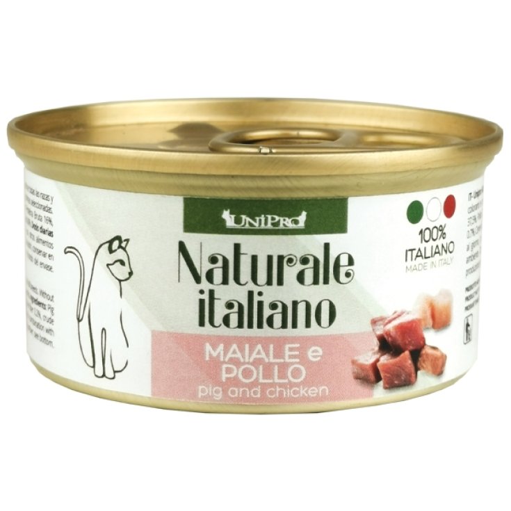 Naturale Italiano Maiale e Pollo In Acqua di Cottura - 85GR