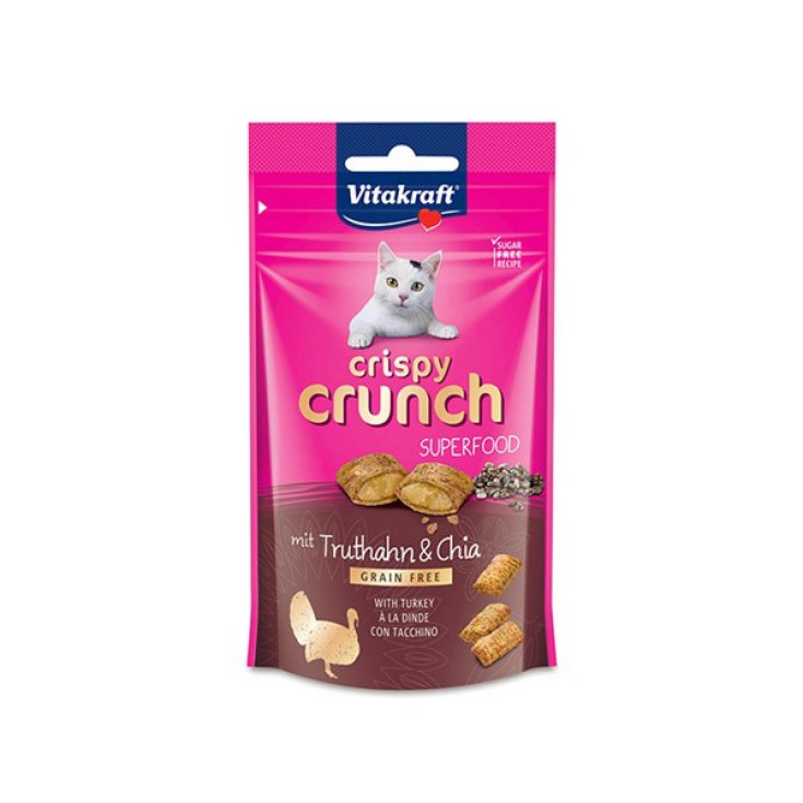 Snack Cat Crispy Crunch Tacchino e Chia - 60GR