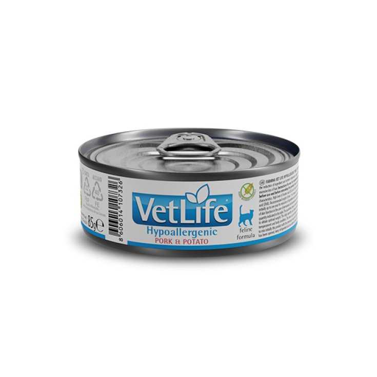 Vet Life Hypoallergenic Cat Maiale e Patate - 85GR