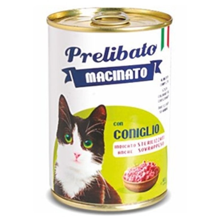 Prelibato Macinato Coniglio per Gatti Sterilizzati o in Sovrappeso - 400GR