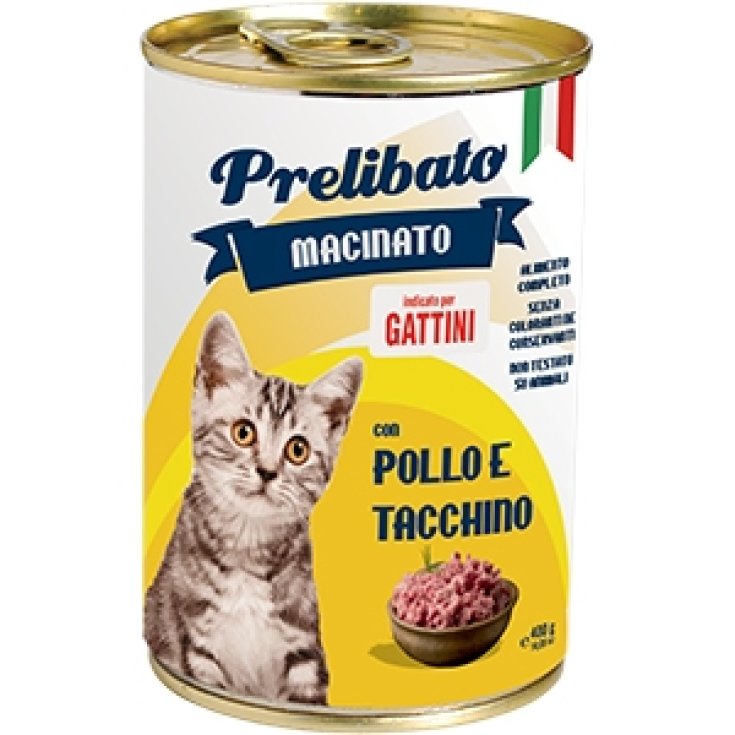 Prelibato Macinato Pollo e Tacchino per Gattini - 400GR