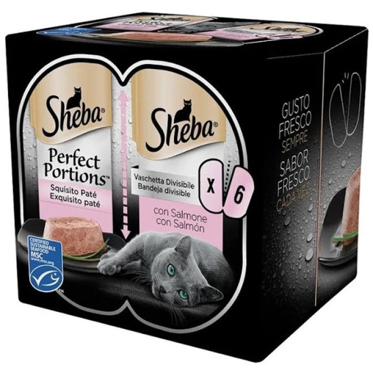 Sheba Perfect Portions Salmone - 6Xda 37,5 Gr.