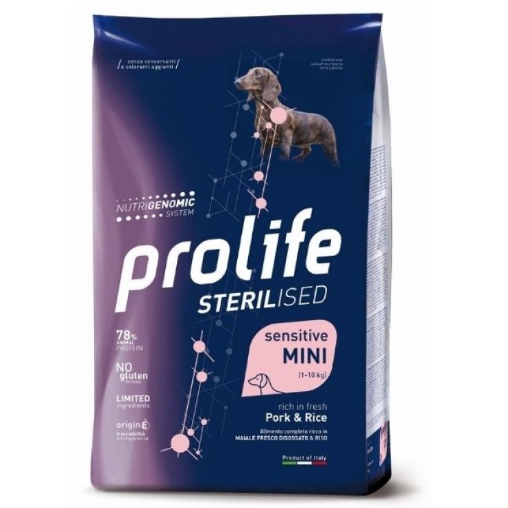 Sterilised Sensitive Dog Adult Mini Pork & Rice - 600GR