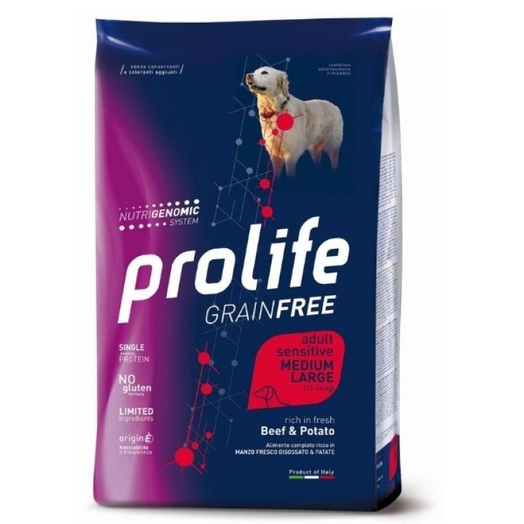 Grain Free Adult Medium/Large Sensitive Beef & Potato - 2,50KG