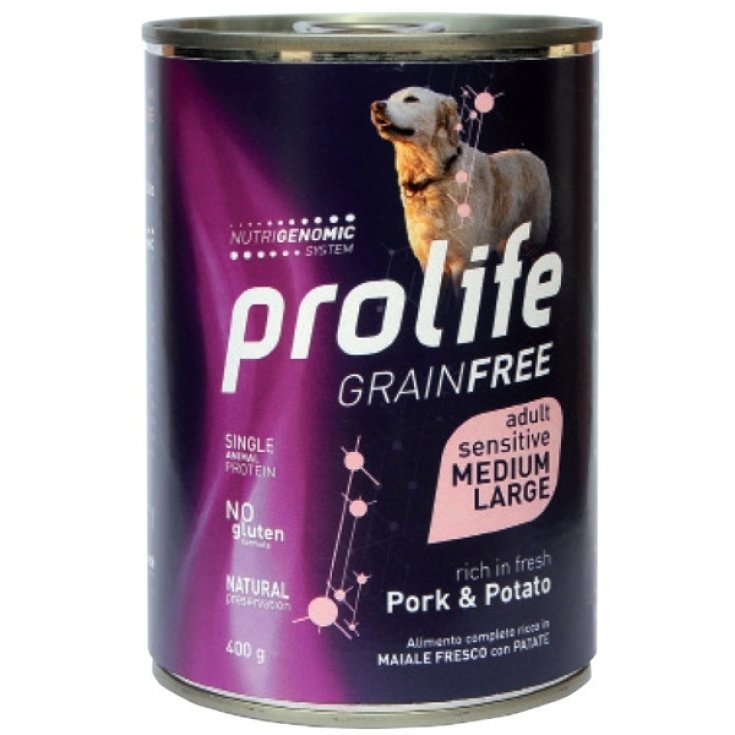 Grain Free Adult Medium/Large Sensitive Pork & Potato - 400GR