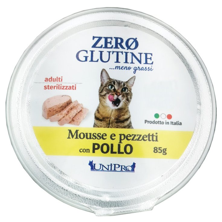 Cat Zero Glutine Mousse e pezzetti con Pollo - 85GR