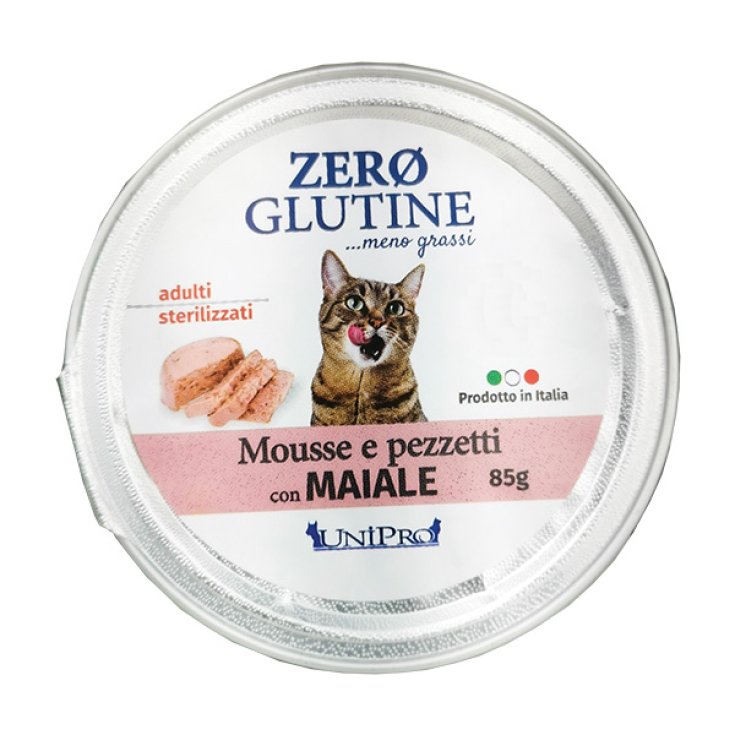 Cat Zero Glutine Mousse e pezzetti con Maiale - 85GR