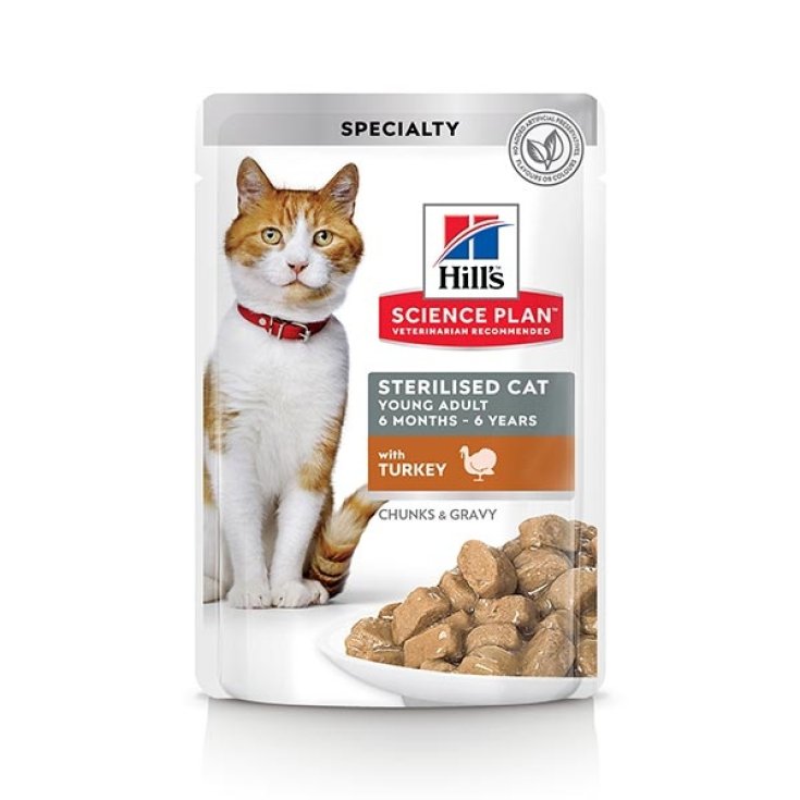 Science Plan Young Adult Sterilised Cat con Tacchino - 85GR