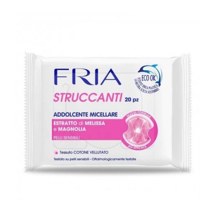 Fria StruccantiPiù Detox Salviette con Carbone Vegetale - 20 pezzi