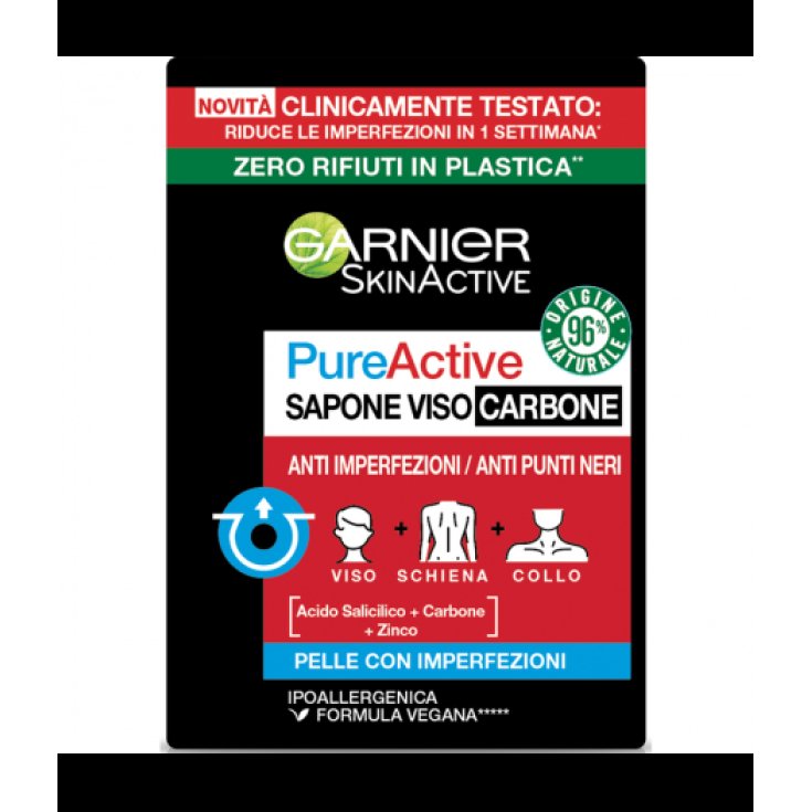 Garnier Pure Active cerotti per il naso al carbone contro i punti neri x 4