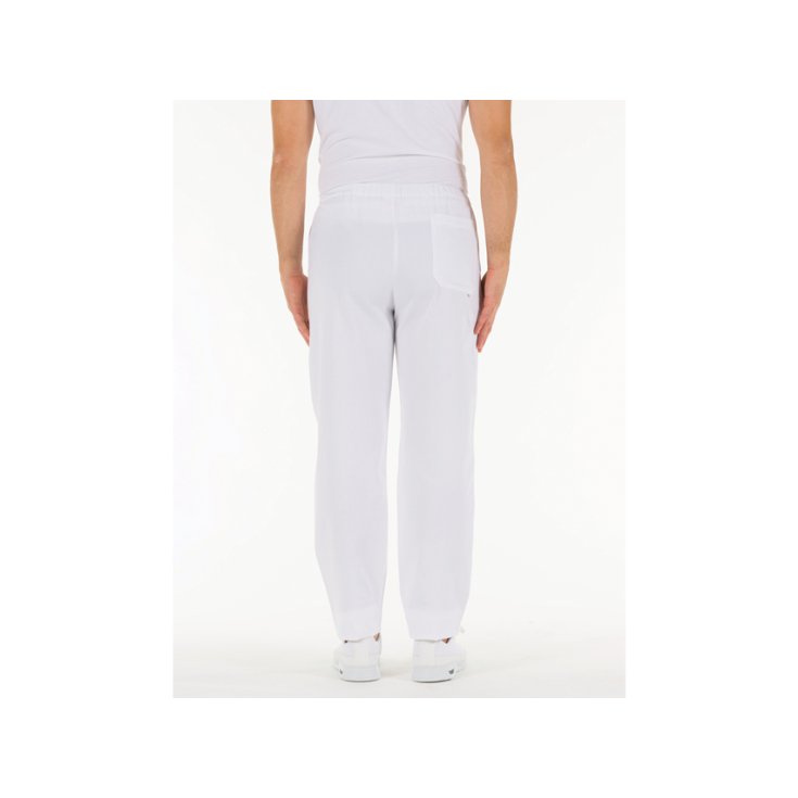 PANTALONE COTONE BIANCO XL