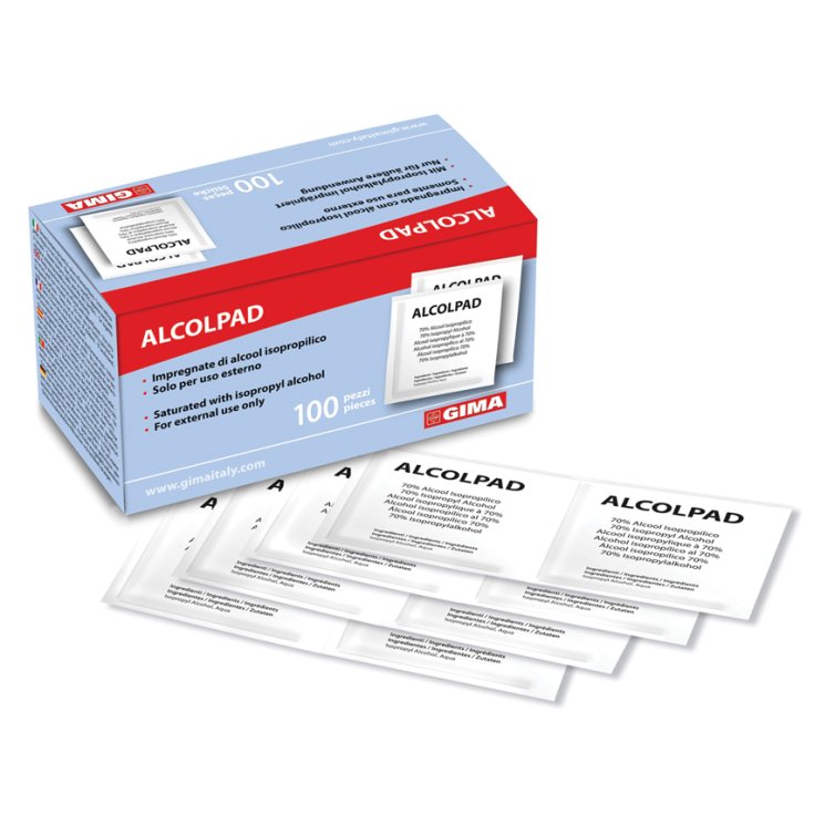 ALCOMED ALCOHOL PADS 100PADS